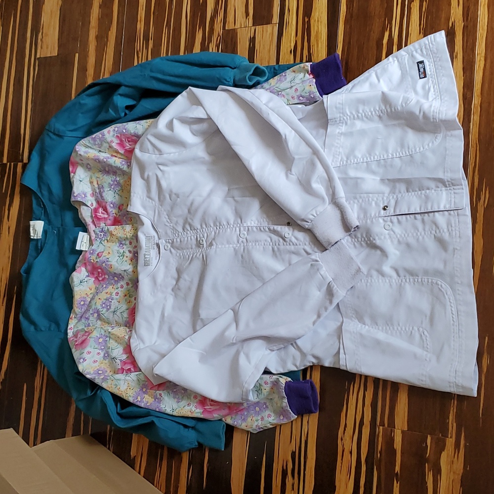 Large scrub jackets